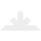 Ekena Millwork Richland Architectural Grade PVC Gable Bracket, 48"W x 24"H x 2"D x 6"F, 12/12 Pitch GBP048X24X0206RIC00 - alternate 3